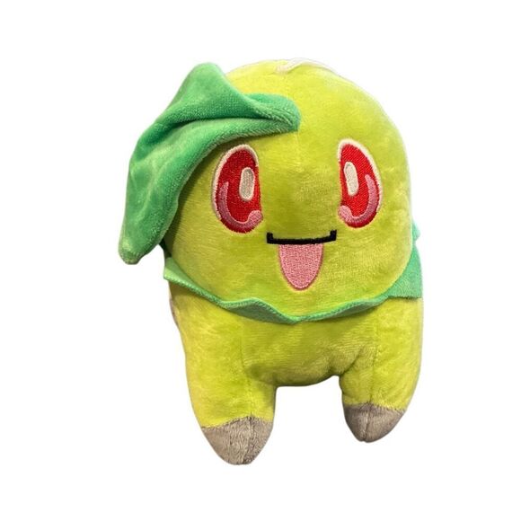 Pokemon Chikorita Plush 6" inches Pokémon Toy PLUSH with Suction Cup - Picture 2 of 8